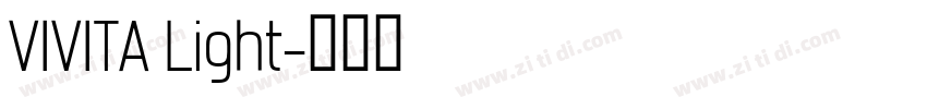 VIVITA Light字体转换